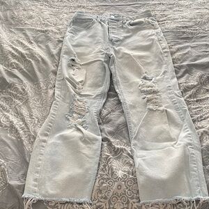 Wild Fable Distressed Light Blue High Waist Jeans Size 8